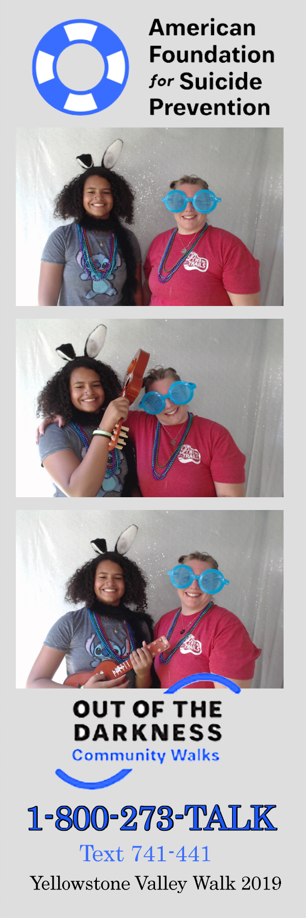 Out of the Darkness Walk 2019 | View more photos from the event at gallery.photoboothbillings.com/u/PhotoBoothBillings/Out-of-the-Darkness-Walk-2019